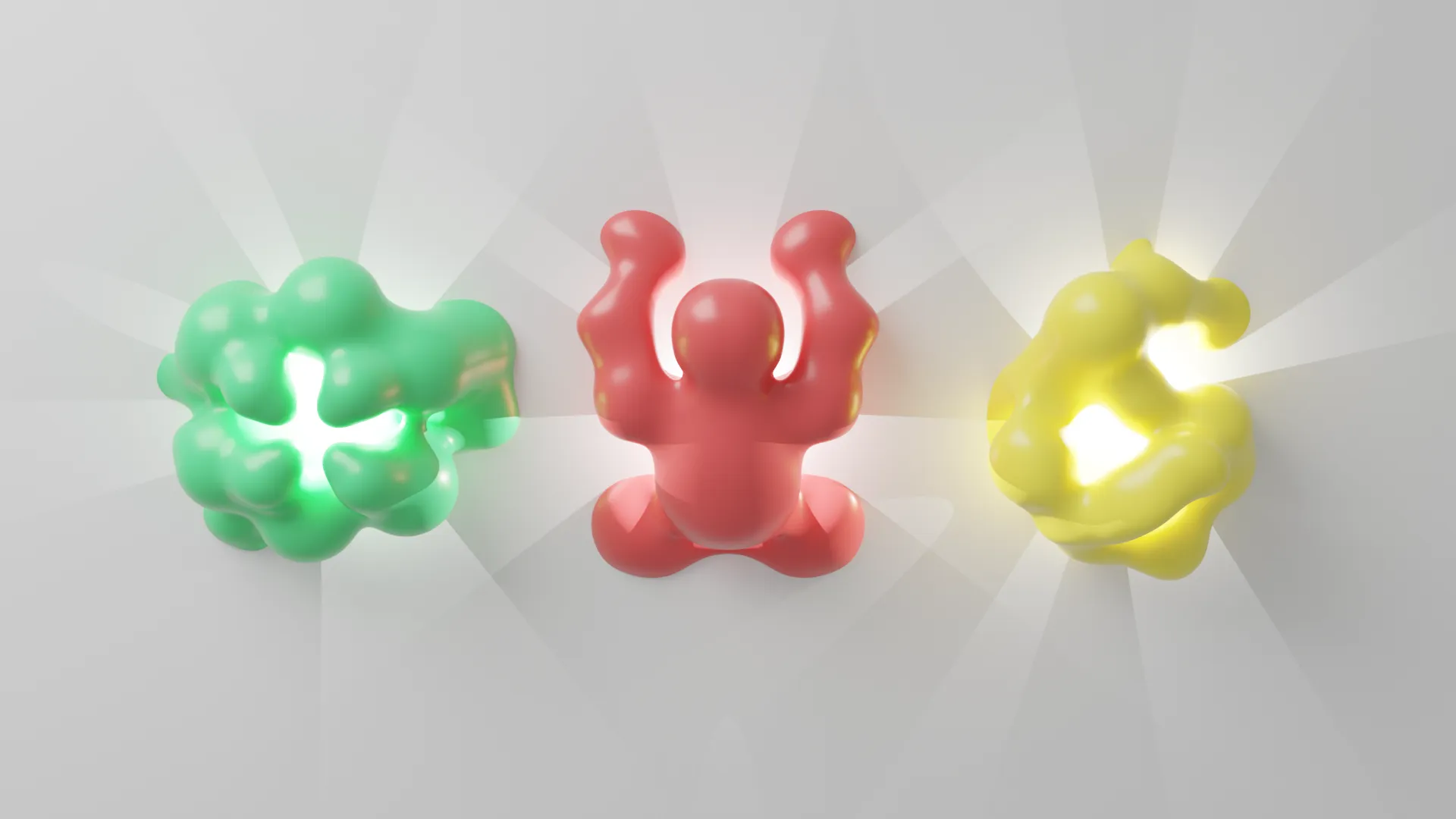 Bubblegum Lamps — 3D product design by Yael Matute for Origin Art, Decorex Africa 2025, including a head sculpture made for Edward Wakefield's collection