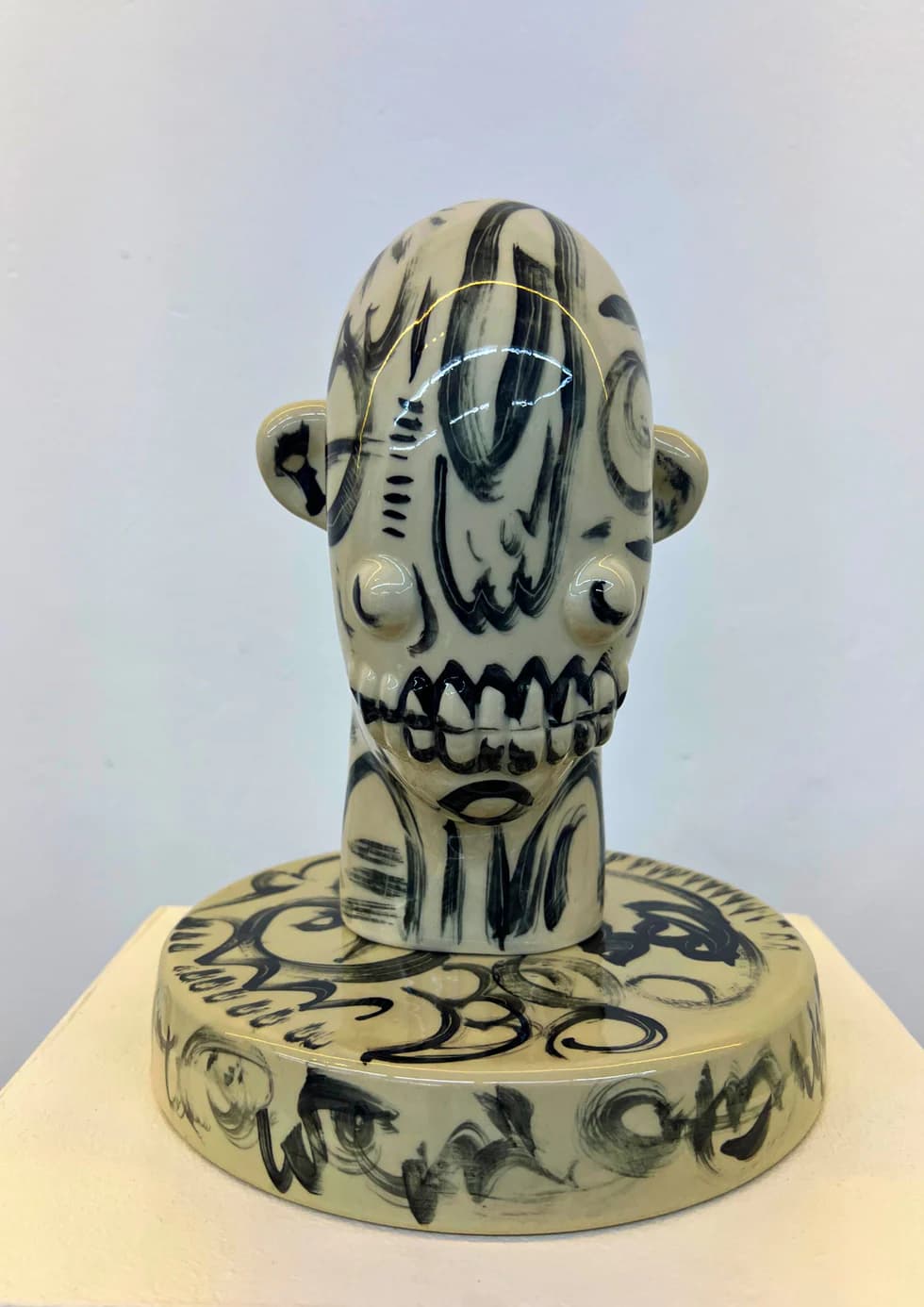 Farai Head — 3D sculpt design by Yael Matute, 3D printed and hand-painted by Farai